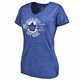 Women's Toronto Maple Leafs Fanatics Branded Personalized Insignia Tri Blend T-Shirt Royal FengYun,baseball caps,new era cap wholesale,wholesale hats